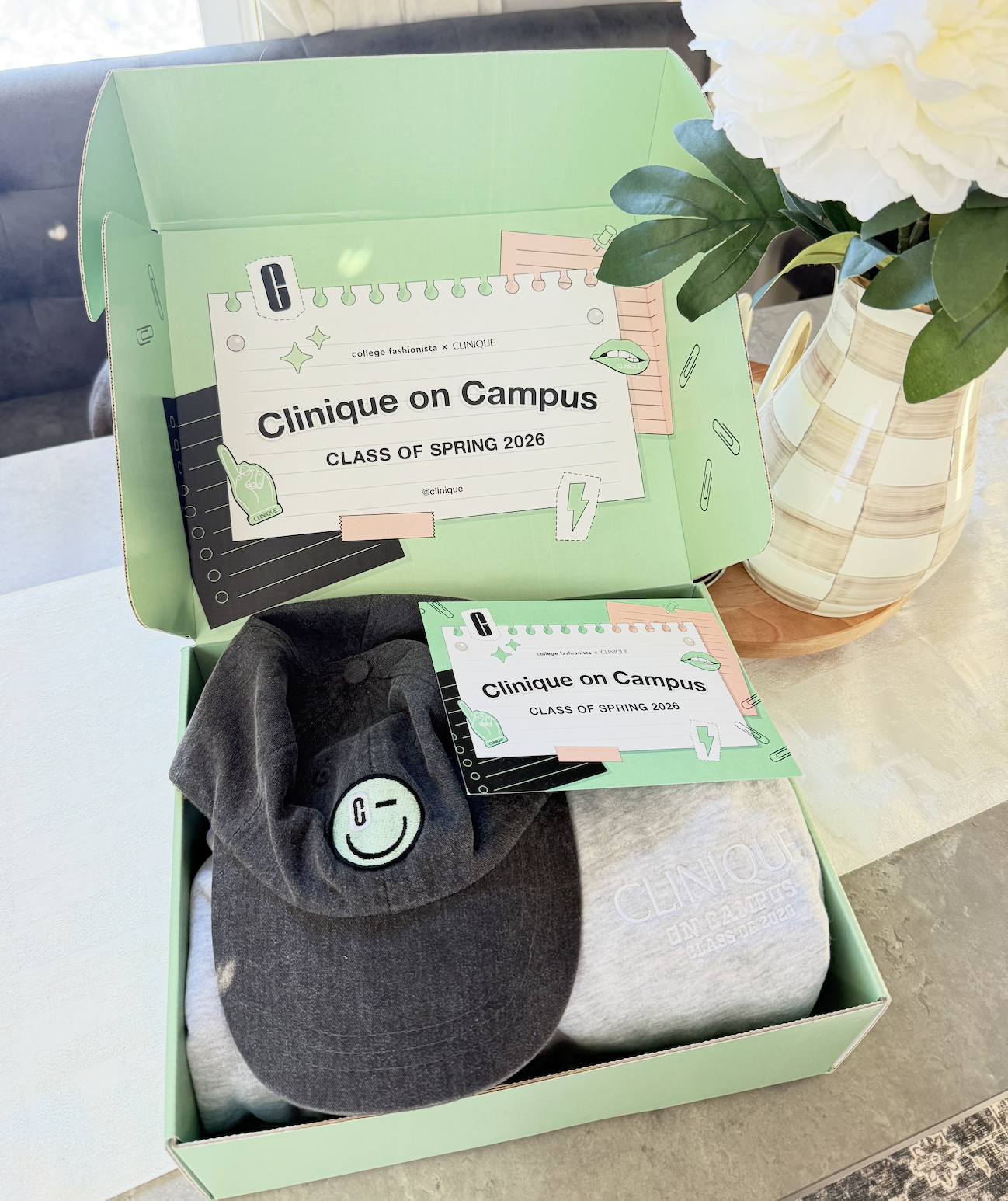 Clinique on Campus kit alternate angle